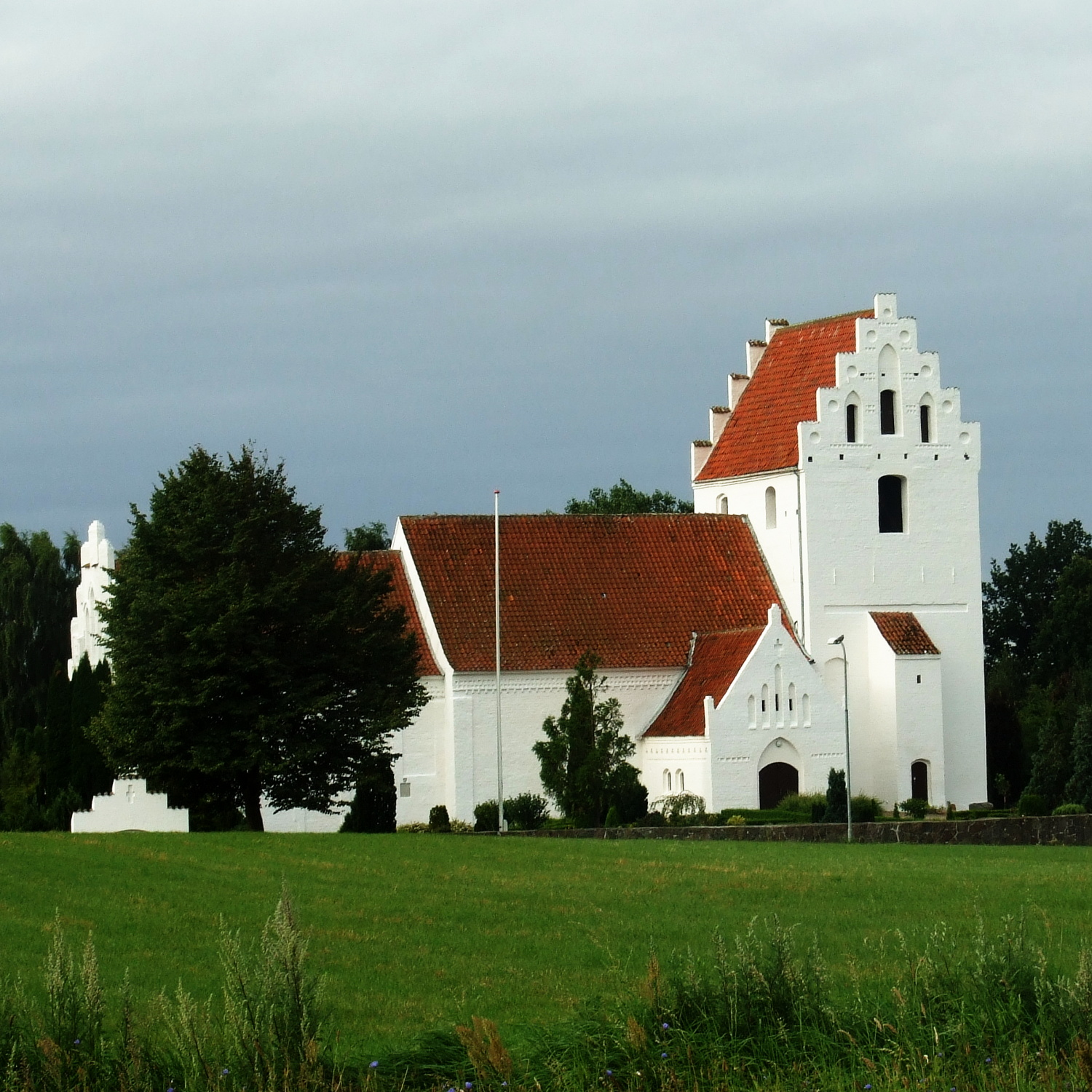 kościół w Aunslev niedaleko Nyborg