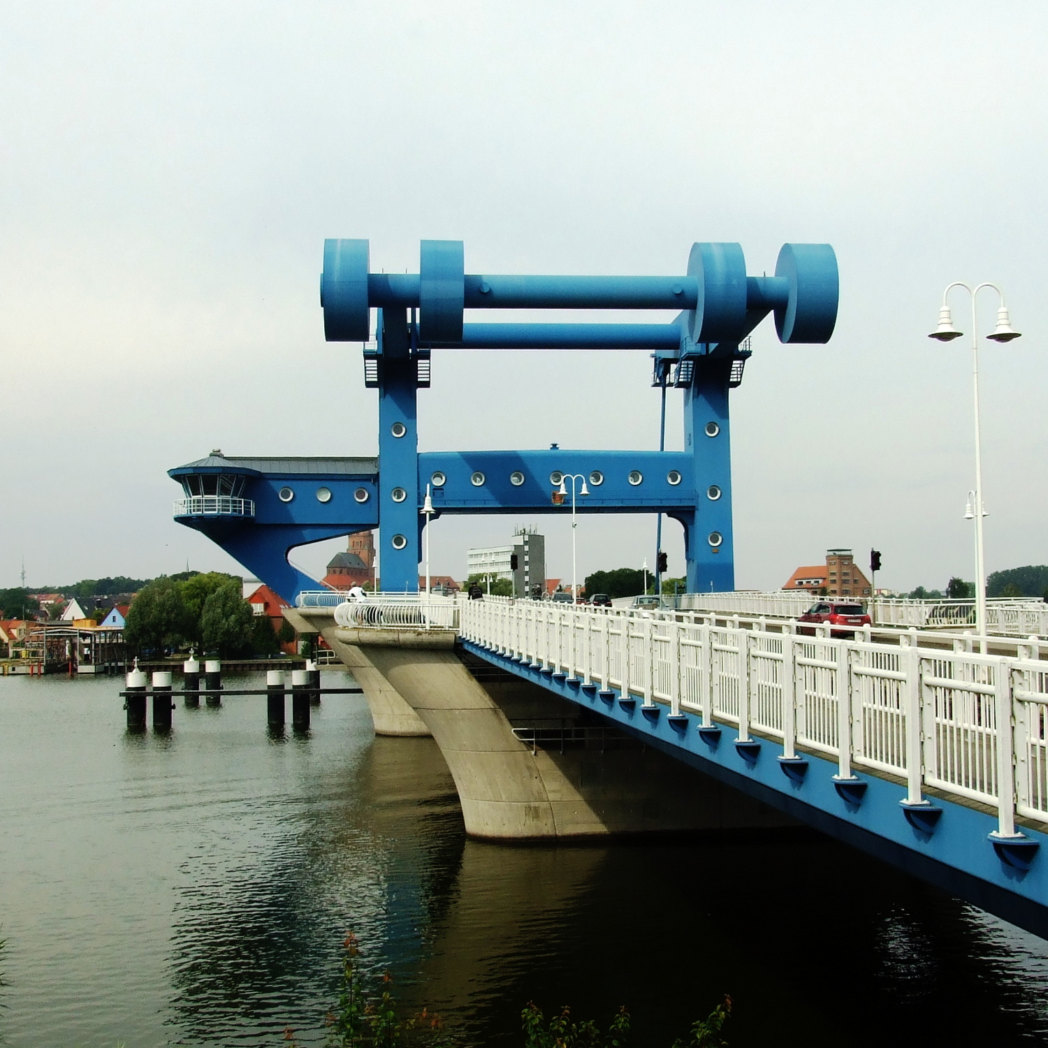 most zwodzony w Wolgast nad Pianą