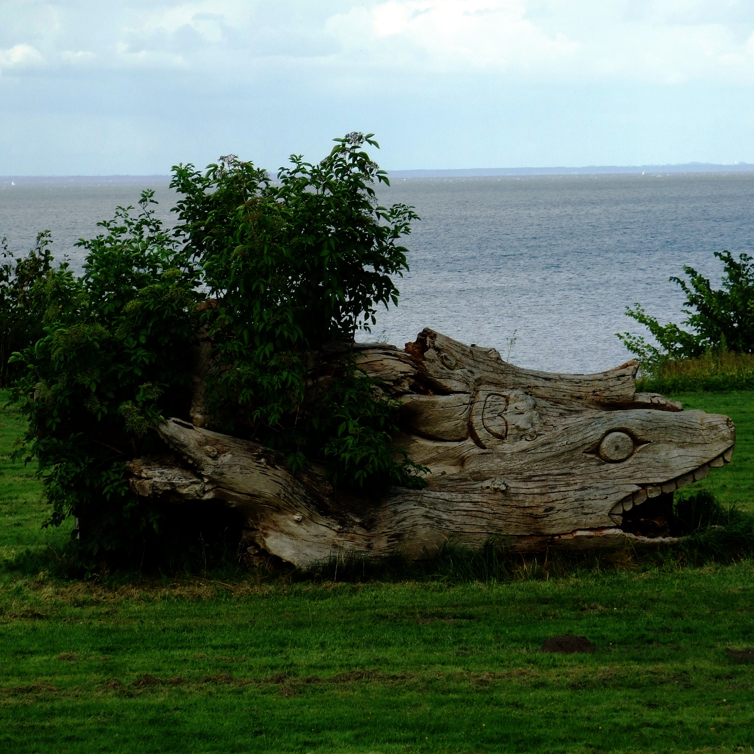 drewniany potwór nad brzegiem Sundu